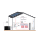Pachet pompă de căldură aer-apă Soldec 8 kW R290 monobloc inverter – pentru încălzirea casei